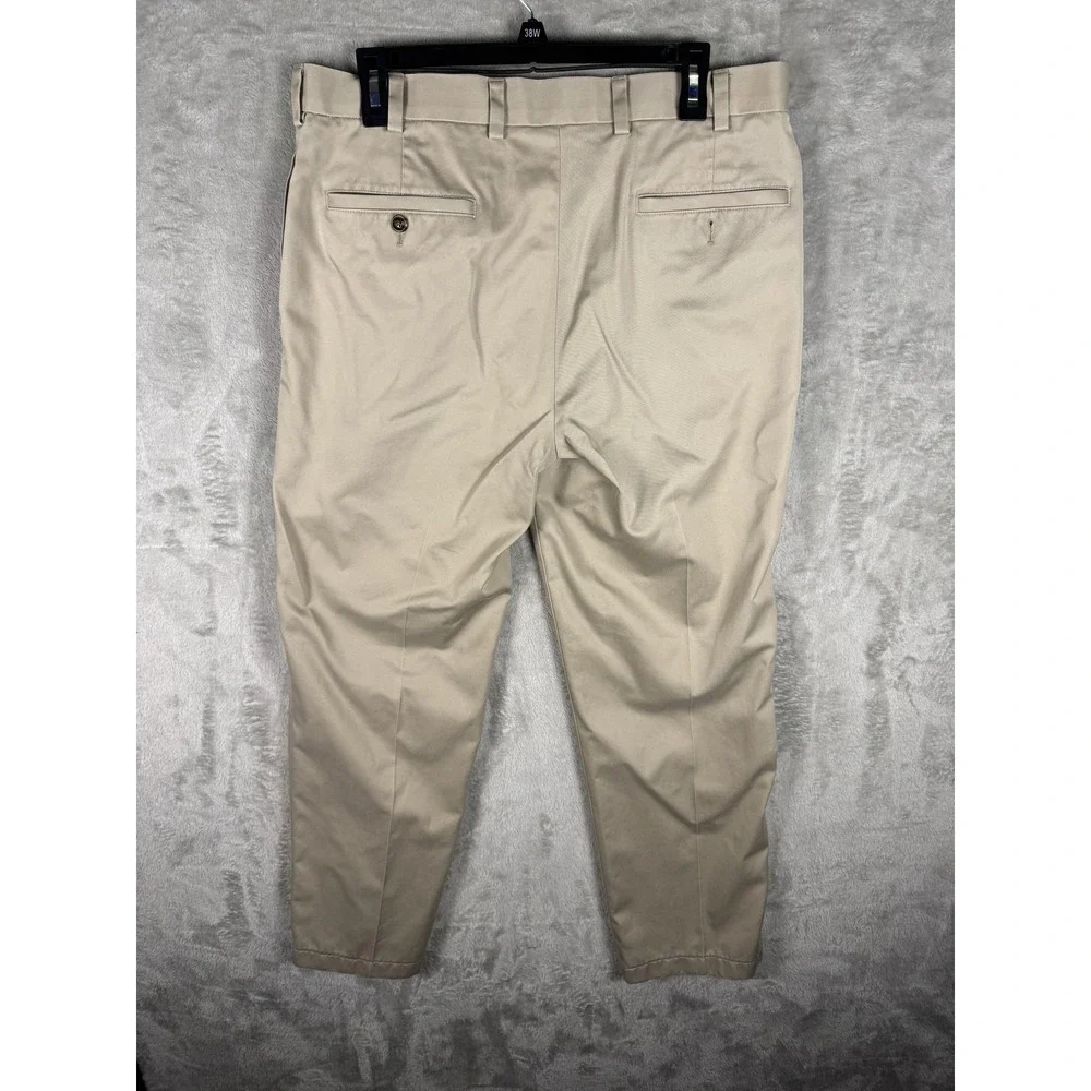 Brooks Brothers Pants Mens 34x32 Beige Clark Lightweight Advantage Chino Classic